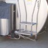 Milk tank weighing system