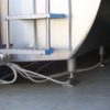 Milk tank weighing system